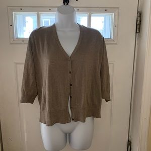 Women gold sweater.